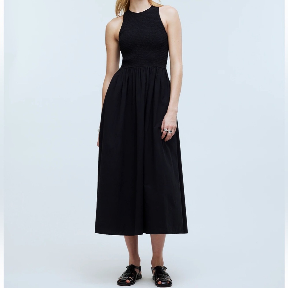 Madewell Black Midi Dress